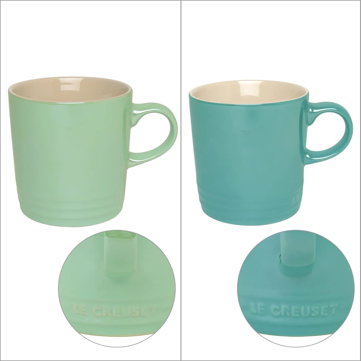 LE CREUSET - 新品 ルクルーゼ(ル・クルーゼ) マグカップ 350ml 4個セット メタリックカラー セットA Le Creuset ストーンウェア 電子レンジ対応 マグ ギフト 結婚祝い プレゼント 贈り物 ギフトセット 食器セット_20049918 ルクルーゼ(ル・クルーゼ) マグカップ 350ml 4個セット